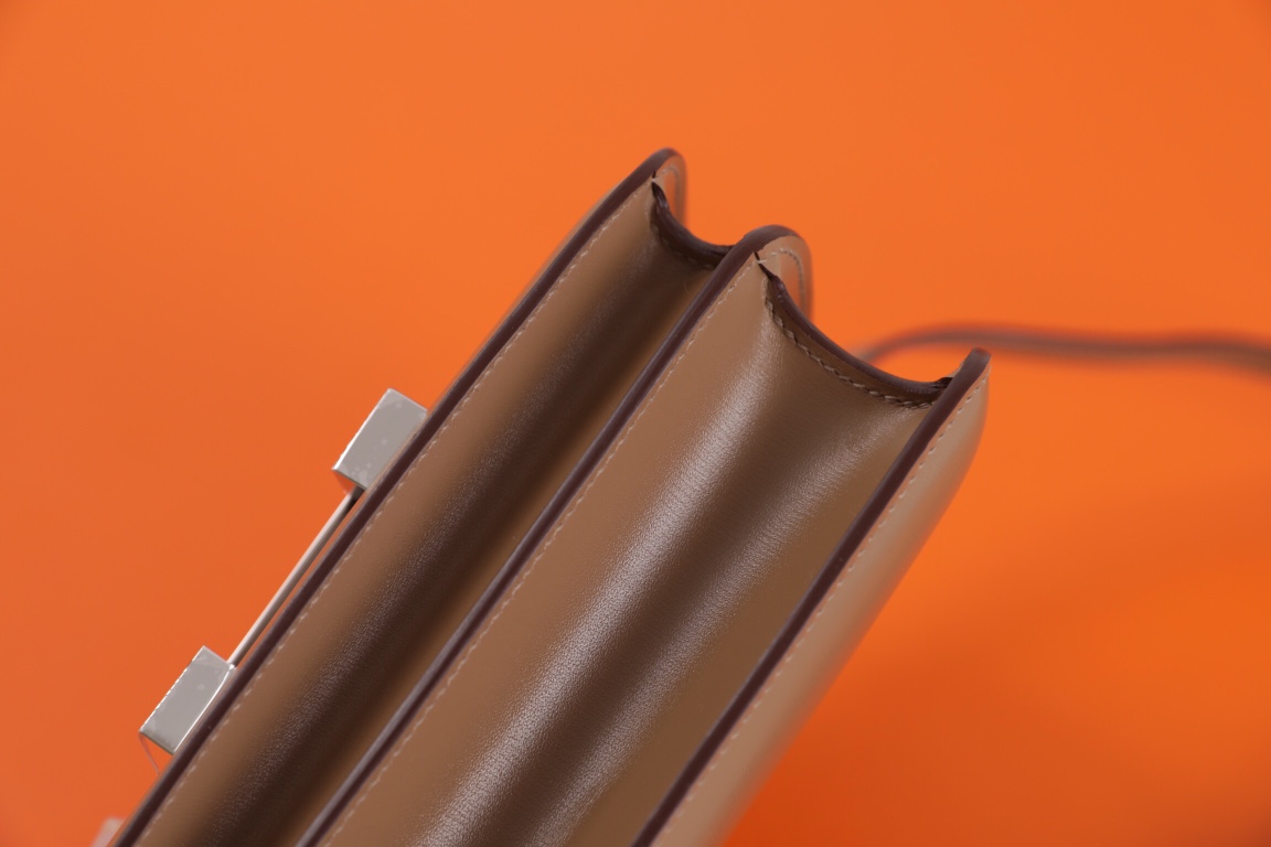 에르메스 콘스탄스18 바이컬러 브라운 은장